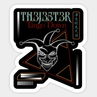 th3j35t3r Tango Down Sticker